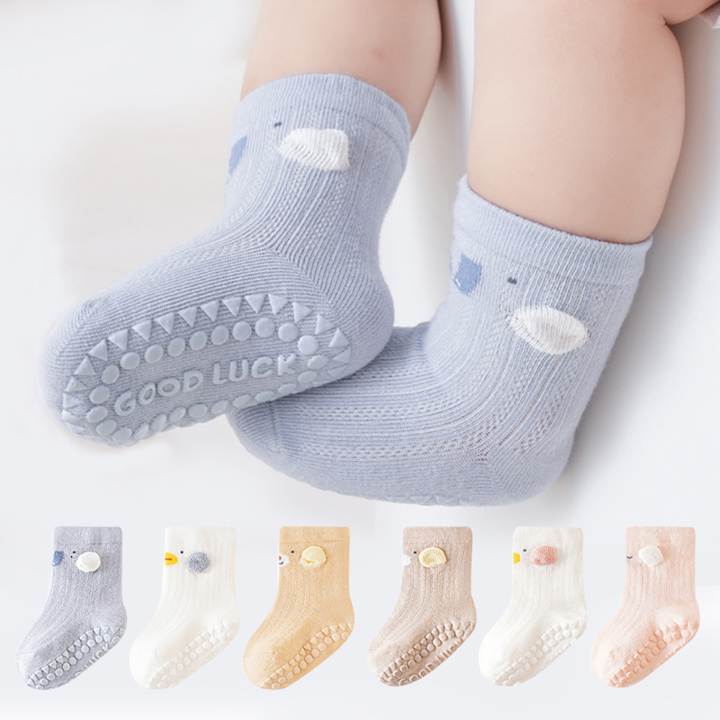 Unisex Baby Socks Non Slip - 3 pares de meias de chão