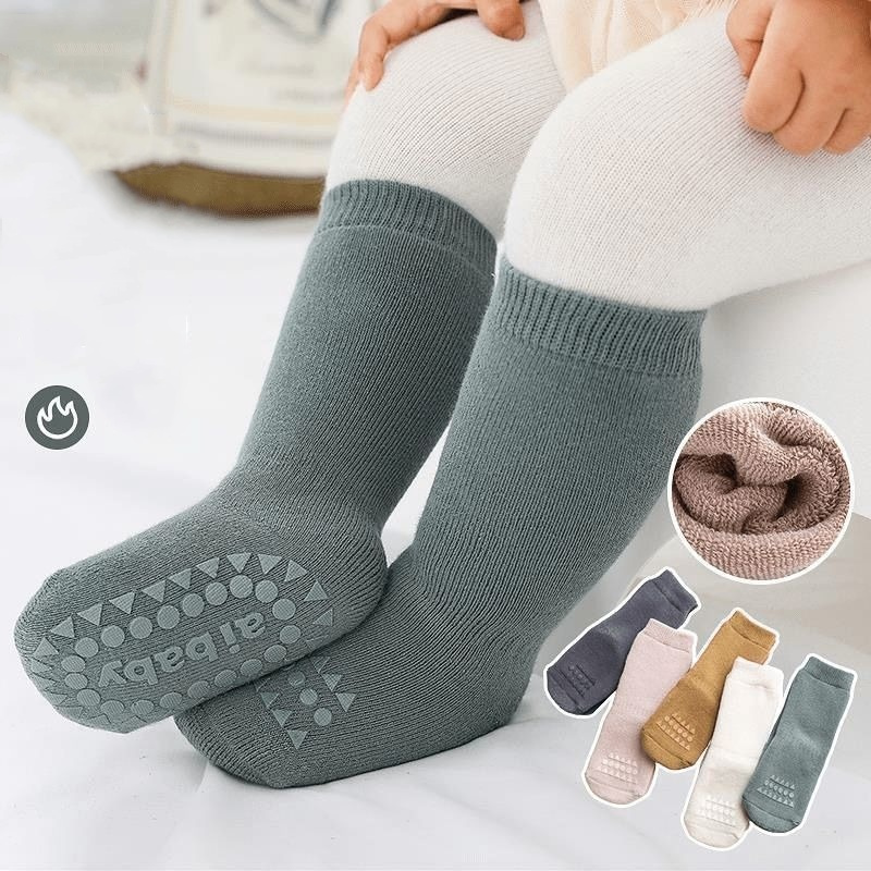 Unisex Baby Socks Non Slip - Engrossado crianças meias de chão da