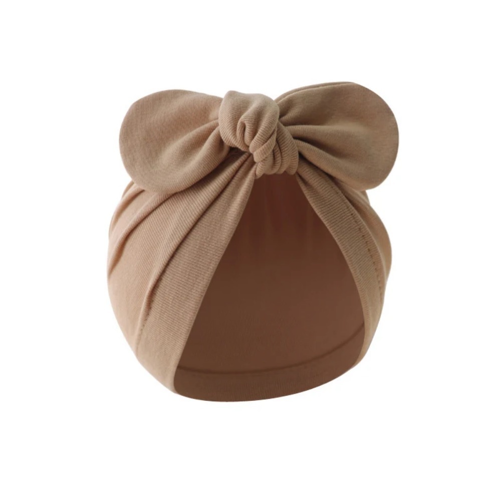Infant Beanie Hat With Ears - Chapéu turbante fofo com orelhas de