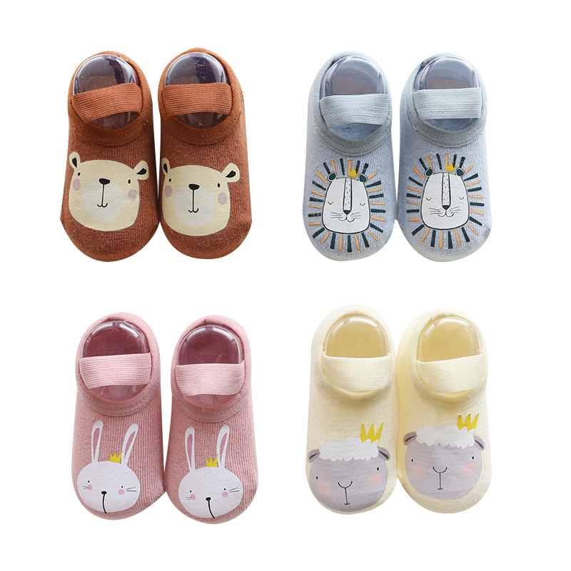 Unisex Baby Socks Non Slip - Meias Antiderrapantes para Bebês Meninos e