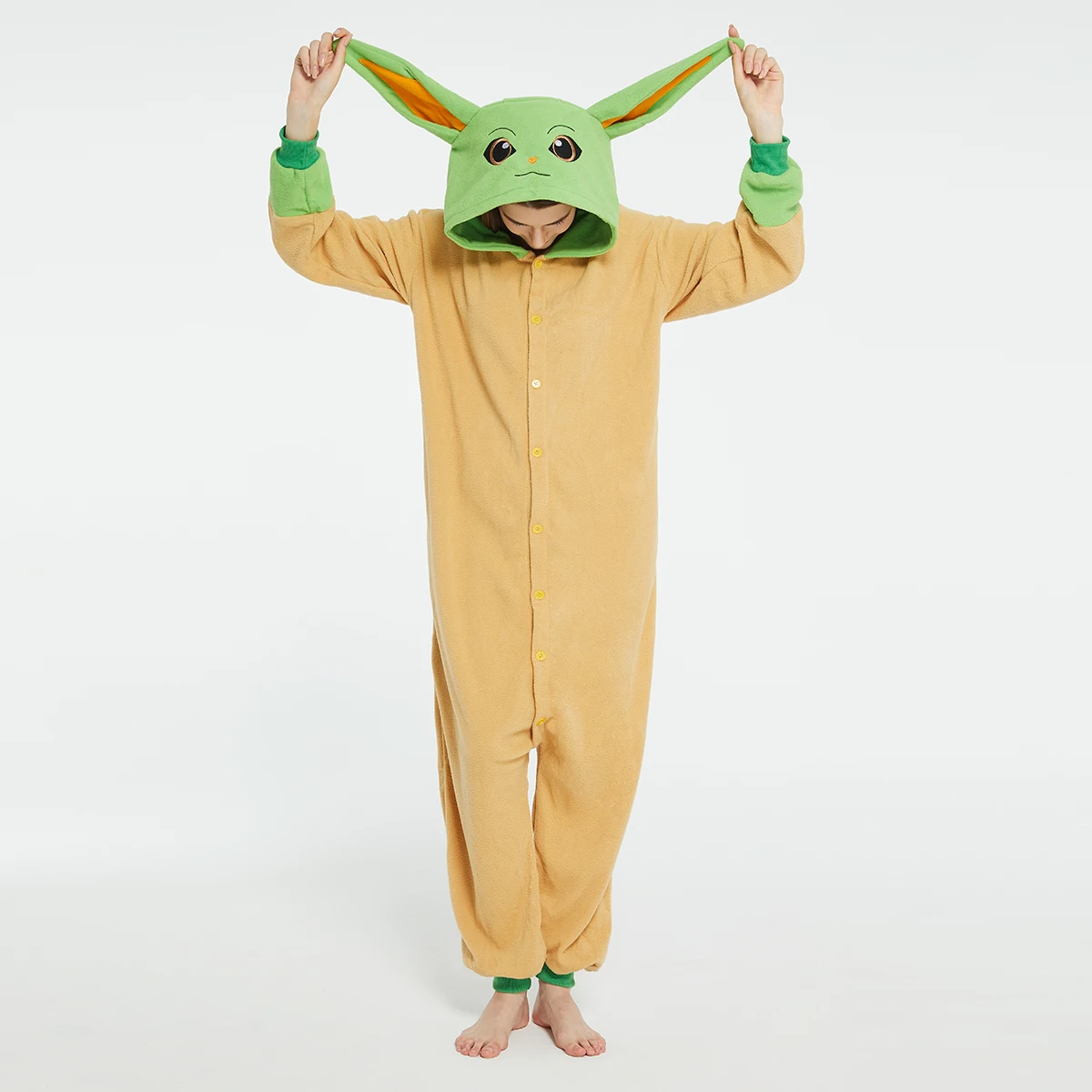 Adultos yoda bebê grogu onesie - Baby Clothes avaliação e preço