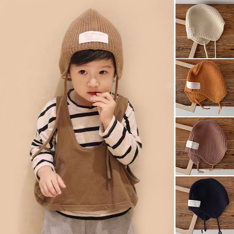 Inverno quente crianças chapéu - Infant Beanie Hat With Ears avaliação e preço