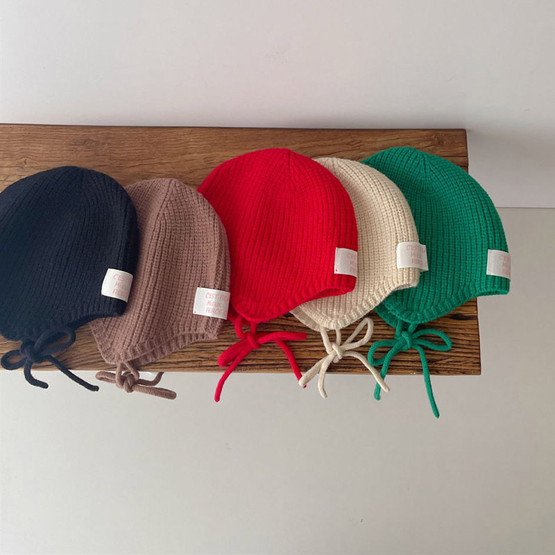 Inverno quente crianças chapéu - Infant Beanie Hat With Ears avaliação e preço