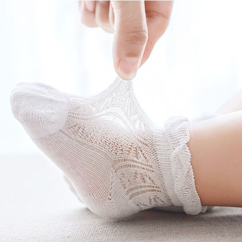 4 Pares de Meias de Algodão co - Unisex Baby Socks Non Slip avaliação e preço