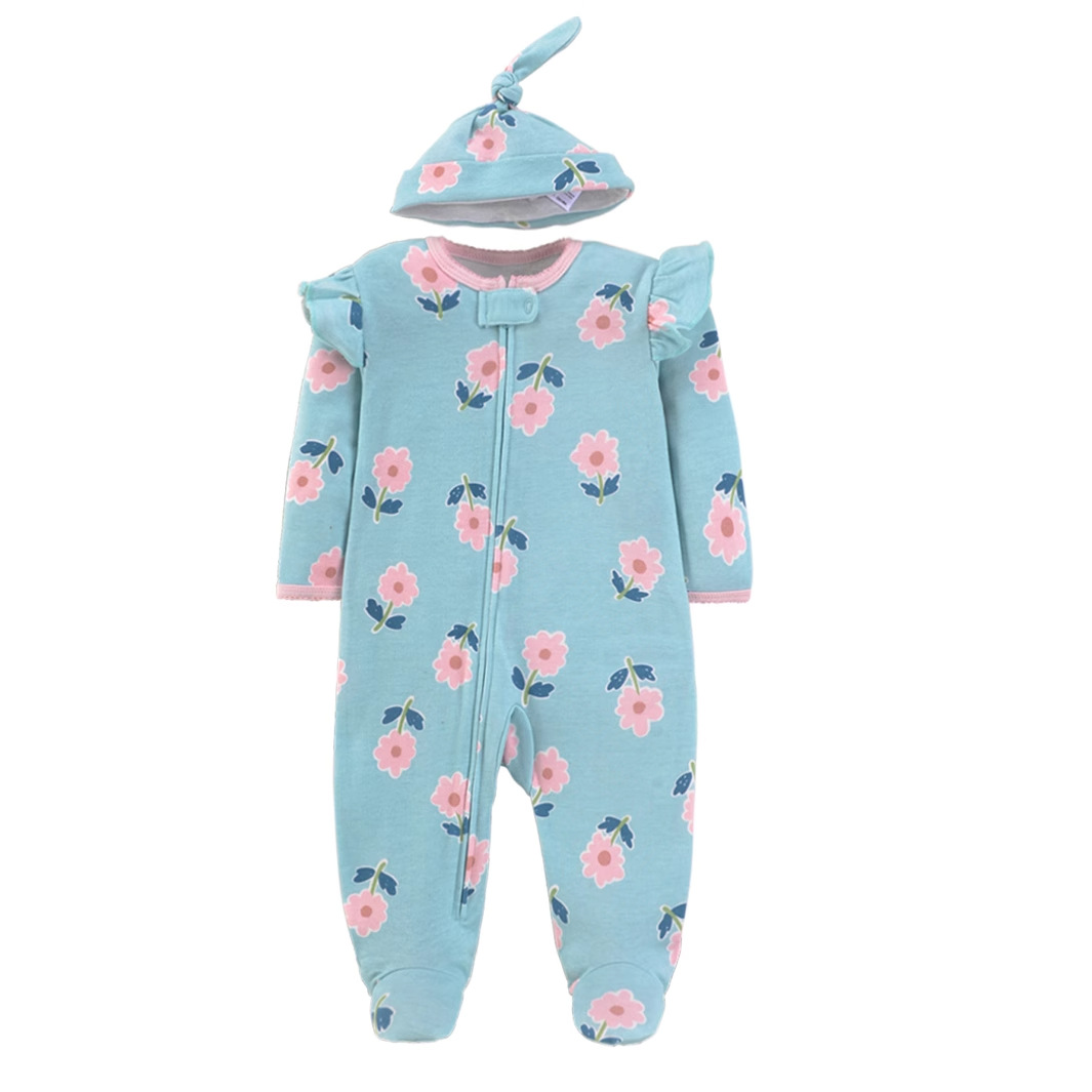 Macacão de Algodão Puro para B - Cotton Baby Onesies Zipper avaliação e preço