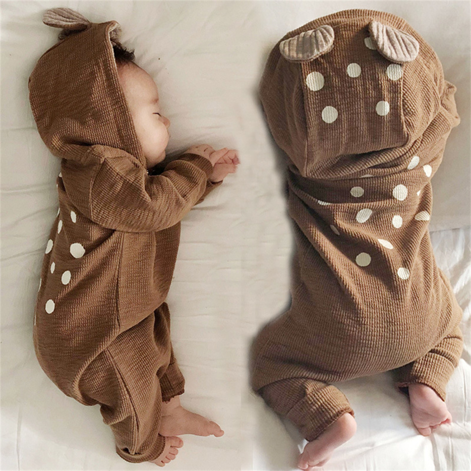 Primavera outono unisex bebê b - Cotton Baby Onesies Zipper avaliação e preço