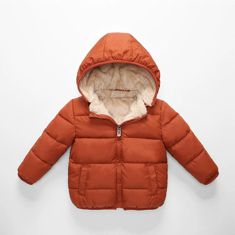 Jaqueta de Inverno com Capuz p - Toddler Boy Winter Fleece Jacket avaliação e preço
