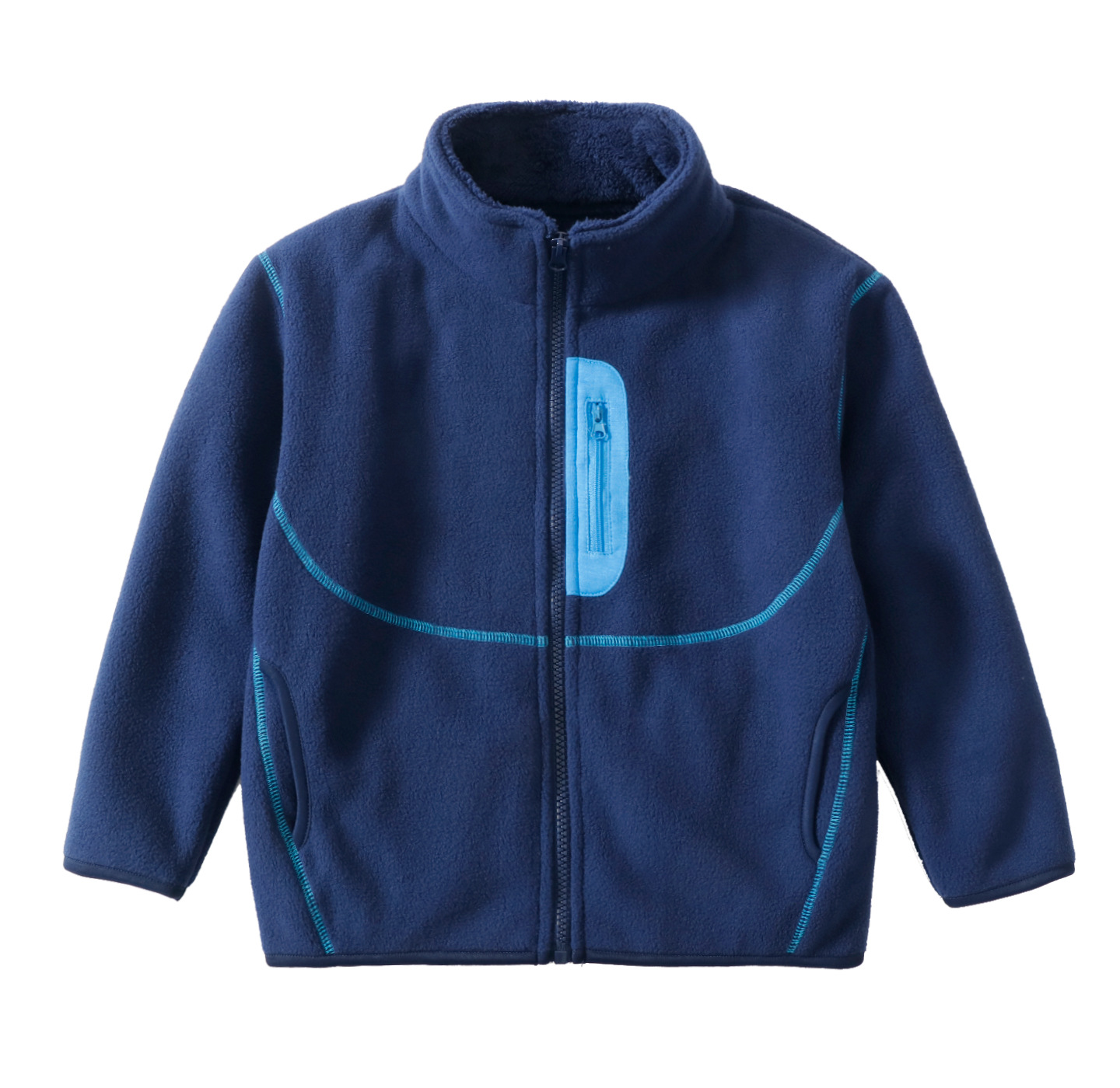 Casaco de Lã Dupla Face para M - Toddler Boy Winter Fleece Jacket avaliação e preço