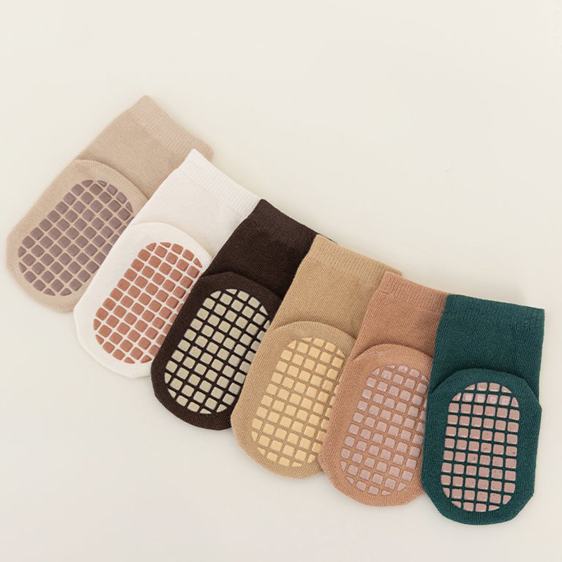 6 pares de meias antiderrapant - Unisex Baby Socks Non Slip avaliação e preço