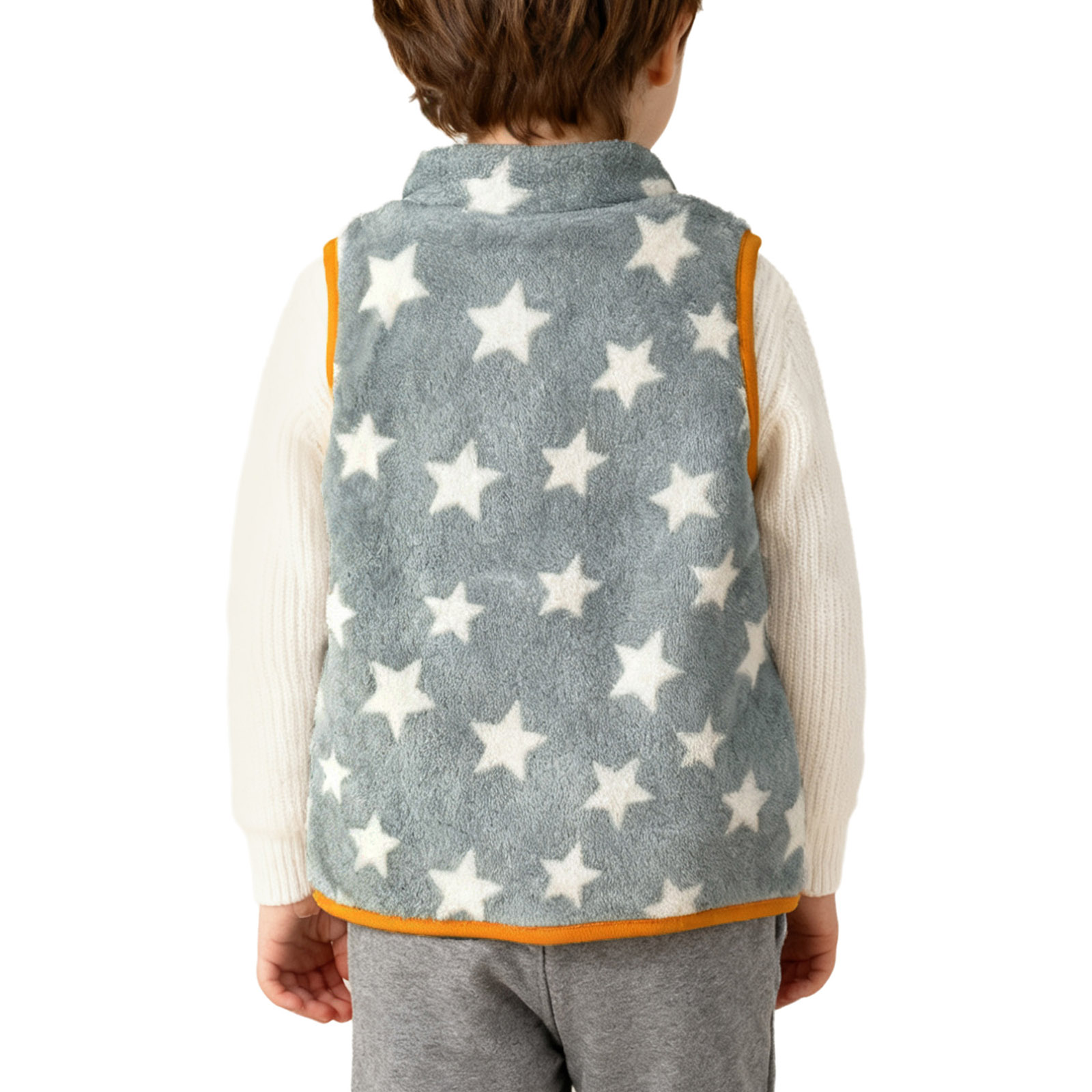 Colete de lã para bebês, outon - Toddler Boy Winter Fleece Jacket avaliação e preço