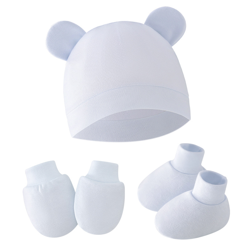Conjunto de Gorro, Luvas e Mei - Infant Beanie Hat With Ears avaliação e preço