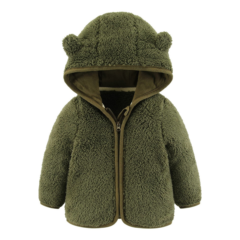 Outono roupas de bebê inverno  - Toddler Boy Winter Fleece Jacket avaliação e preço