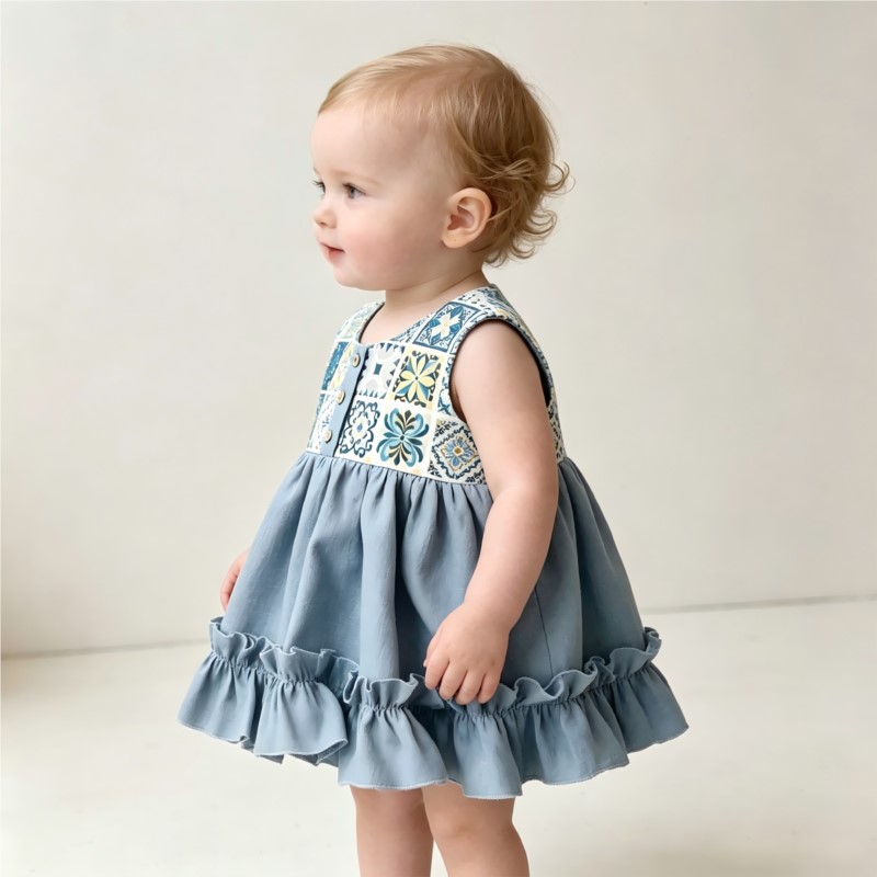 Conjunto de Macacão de Algodão - Baby Summer Linen Sleeveless Jumpsuit avaliação e preço