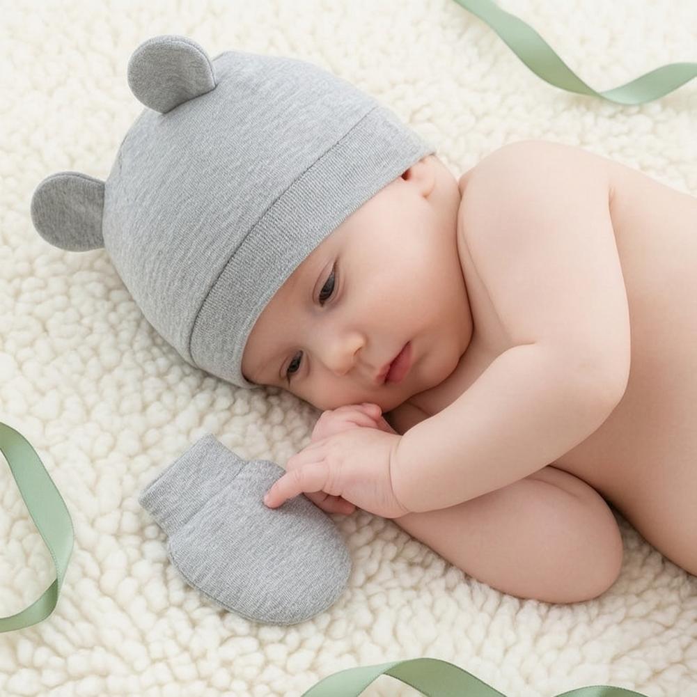 Luvas Anti-Riscos para Recém-N - Infant Beanie Hat With Ears avaliação e preço