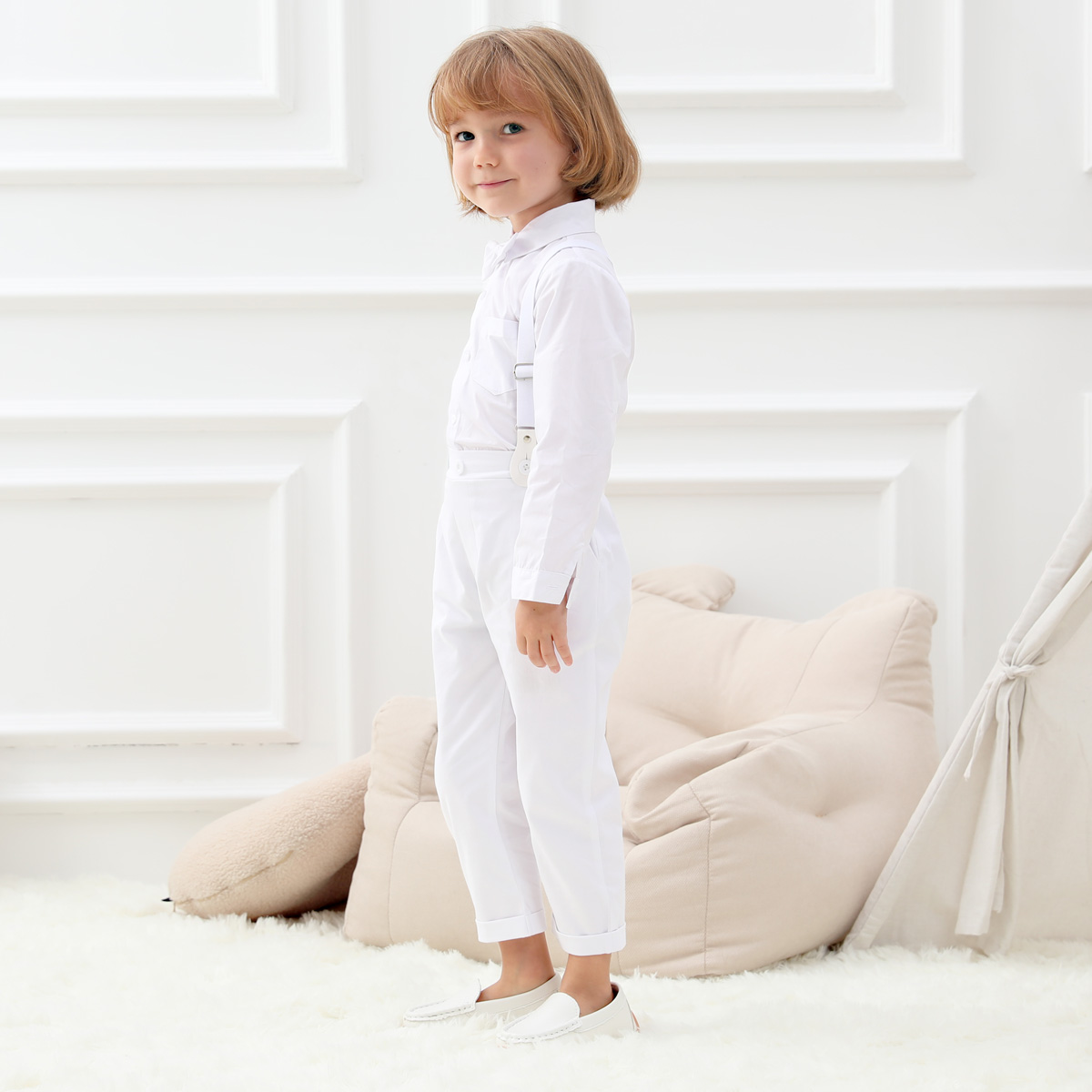 Roupas de batismo infantil par - Baby Boy Suit Set Baptism avaliação e preço