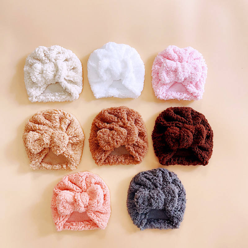 Bonito bebê recém-nascido nó t - Infant Beanie Hat With Ears avaliação e preço