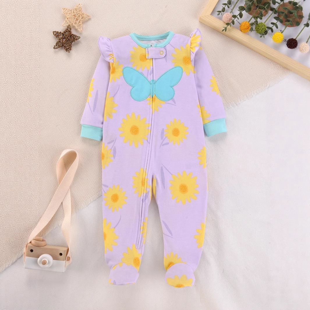 Macacão de Algodão Puro para B - Cotton Baby Onesies Zipper avaliação e preço