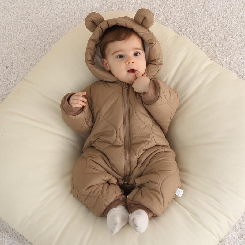 Bebê recém-nascido macacão inv - Cotton Baby Onesies Zipper avaliação e preço
