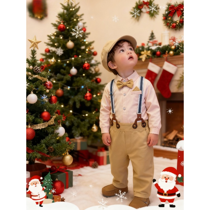 Roupas para bebês meninos de 0 - Baby Boy Suit Set Baptism avaliação e preço