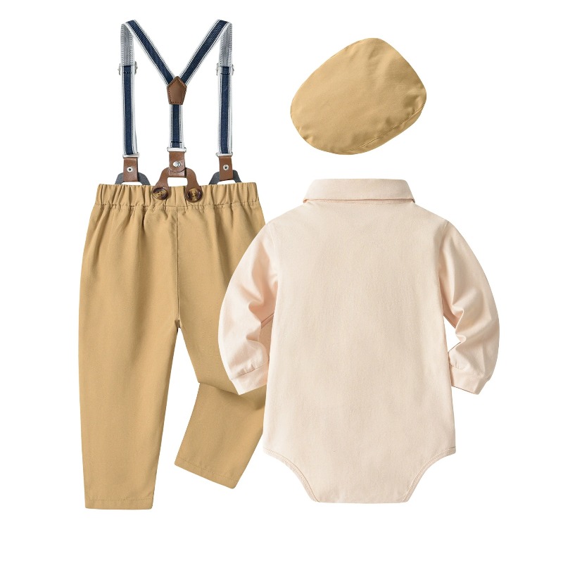 Roupas para bebês meninos de 0 - Baby Boy Suit Set Baptism avaliação e preço