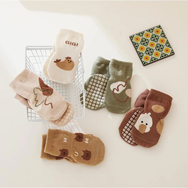 Novo outono inverno kawaii beb - Unisex Baby Socks Non Slip avaliação e preço