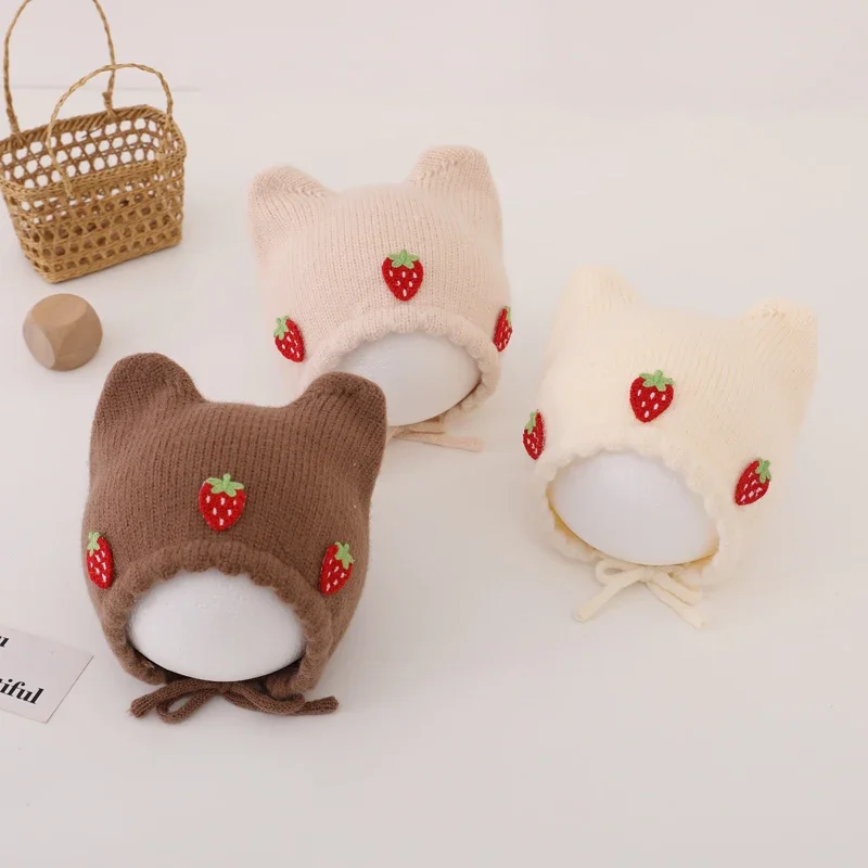 Novo outono inverno bebê menin - Infant Beanie Hat With Ears avaliação e preço