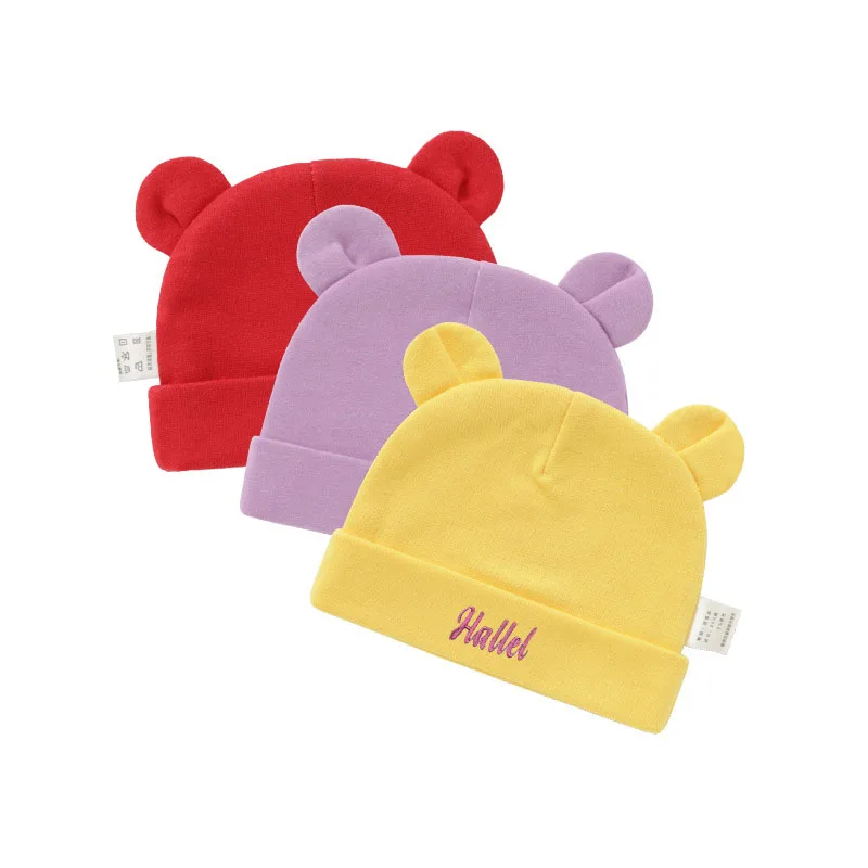 Gorro Personalizado Unissex co - Infant Beanie Hat With Ears avaliação e preço