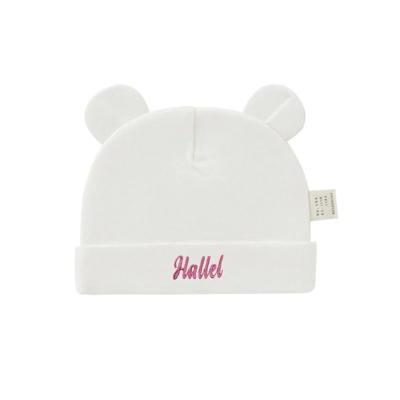 Gorro Personalizado Unissex co - Infant Beanie Hat With Ears avaliação e preço