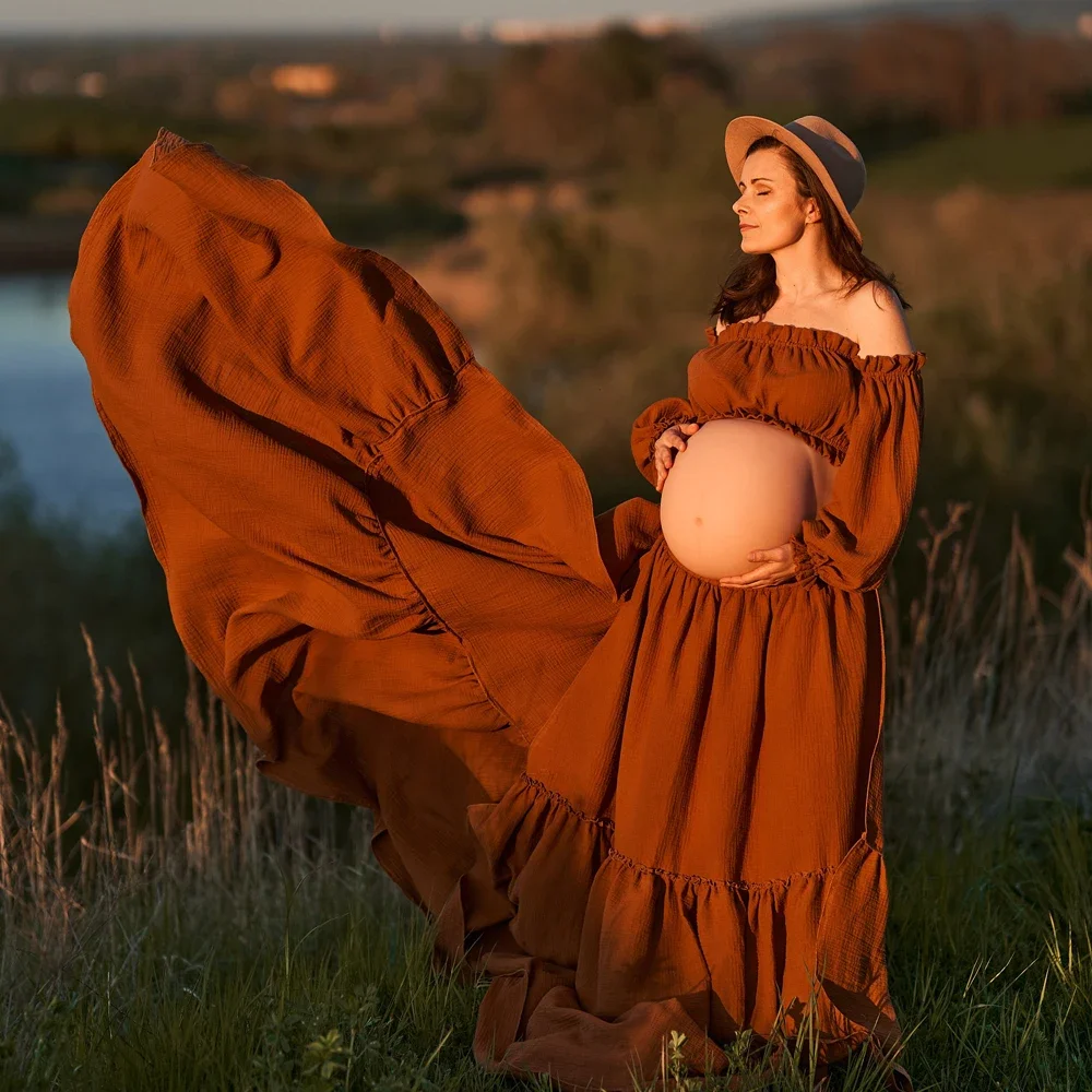 Sexy fora do ombro retro vesti - Maternity Wear avaliação e preço