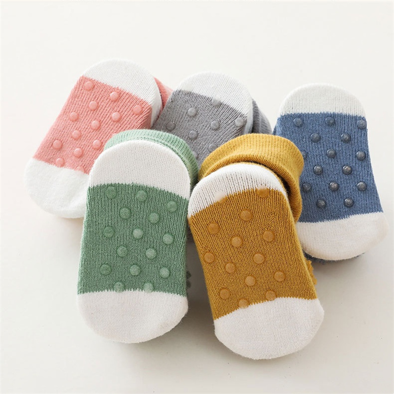 0-3years bebê recém-nascido me - Unisex Baby Socks Non Slip avaliação e preço
