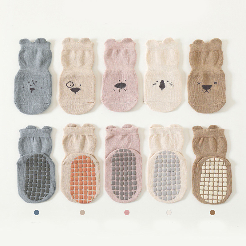 3/5 pares de meias de chão ant - Unisex Baby Socks Non Slip avaliação e preço