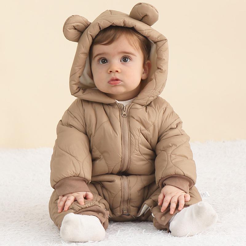 Bebê recém-nascido macacão inv - Cotton Baby Onesies Zipper avaliação e preço