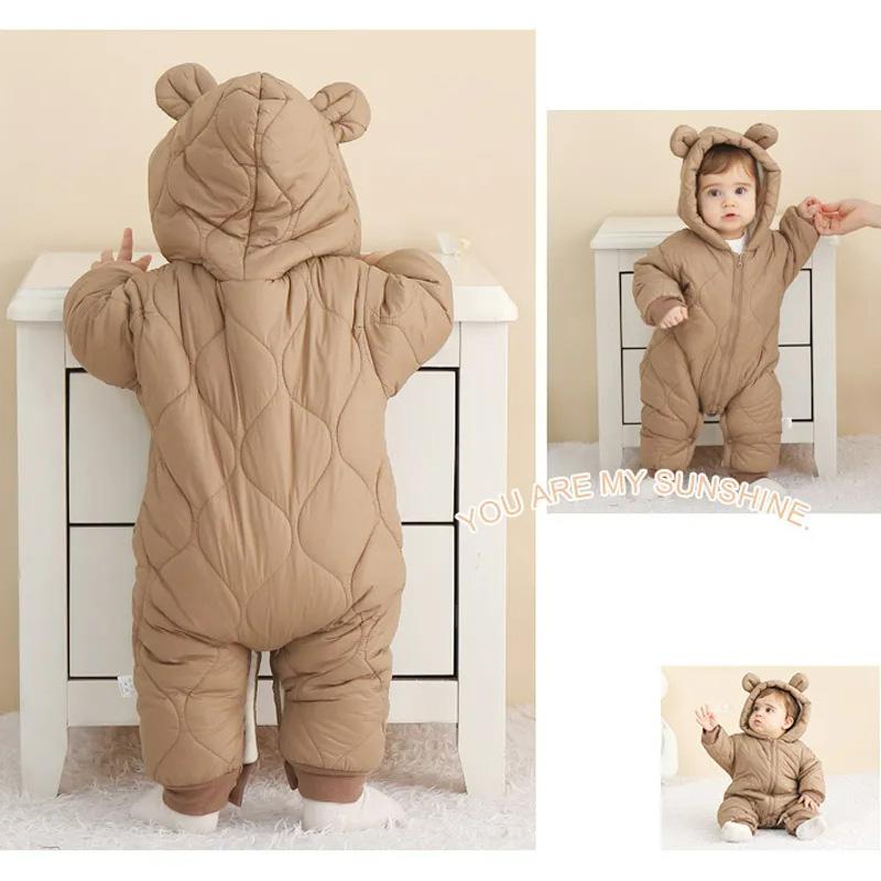 Bebê recém-nascido macacão inv - Cotton Baby Onesies Zipper avaliação e preço